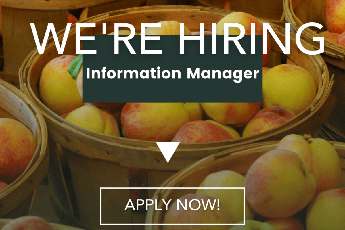 We're Hiring - Info Manager
